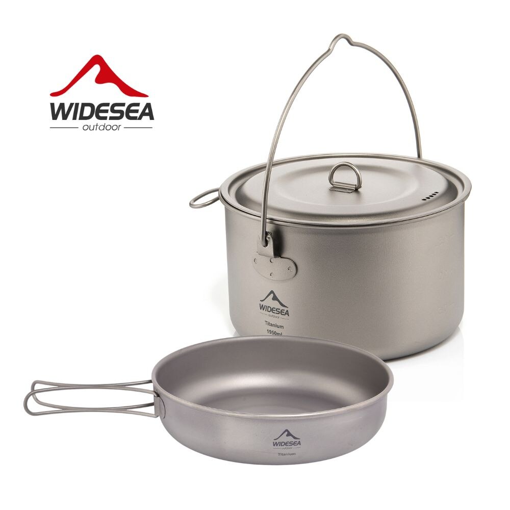 Paella Pan Steel - Widesea Camping Tafelgerei Titanium Kookgerei Set