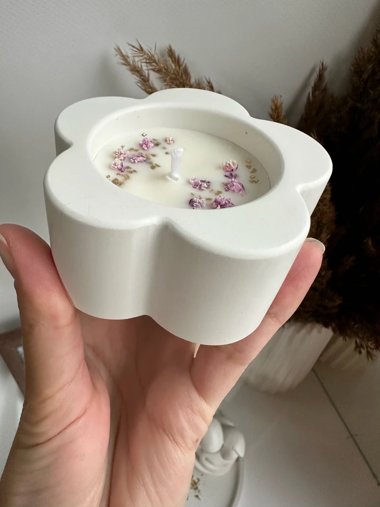 Idli Steamer Mold - 3D Pruimenbloesem vormige Cilindrische Penhouder Kaars