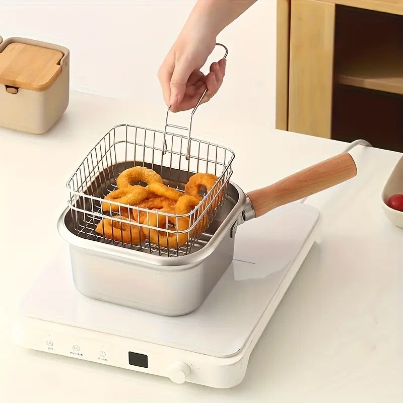 RVS vierkante diepe friteusepa - Paella Pan Steel recensie en prijs