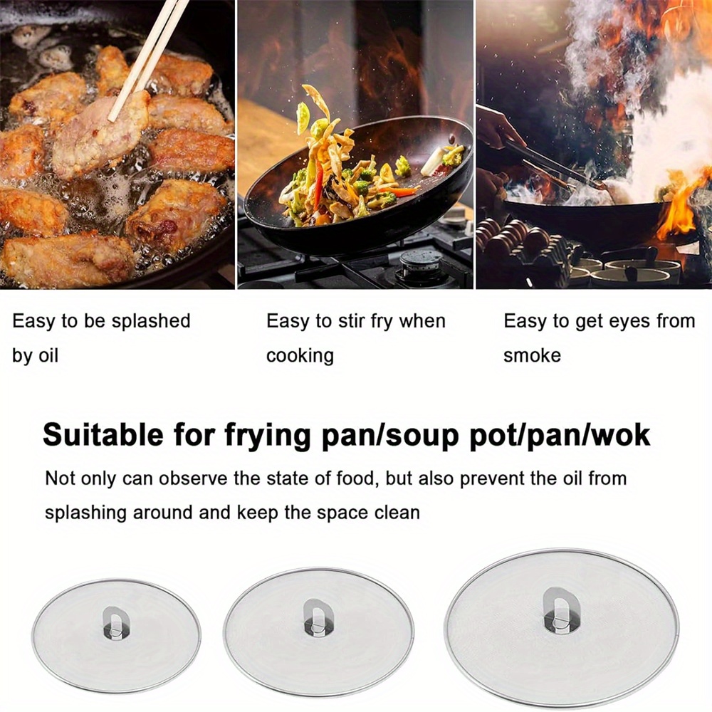 3 stks/pak Splatter Screen voo - Paella Pan Steel recensie en prijs